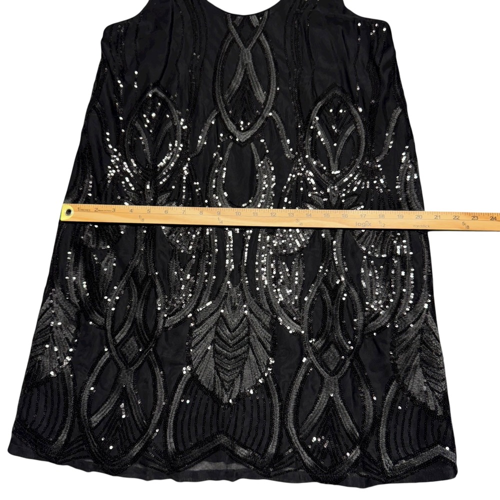 Three Eighty Two Revolve Sequin‎ Black Mini Dress… - image 11
